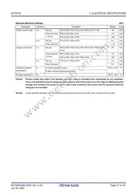 R5F1177AGNA#U0 Datasheet Page 17