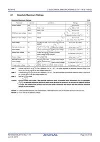 R5F11CCCMBG#U0 Datasheet Page 12