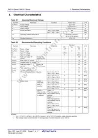 R5F2120AJFP#U0 Datasheet Page 23