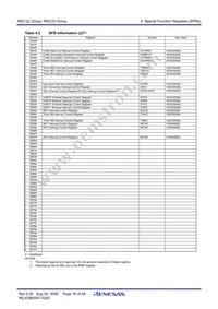 R5F2122AKFP#U0 Datasheet Page 18