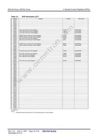 R5F212L4SYFP#X6 Datasheet Page 20