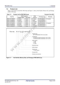 R5F21324MNSP#U0 Datasheet Page 4