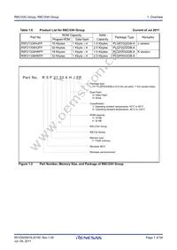 R5F21334GKFP#V0 Datasheet Page 7