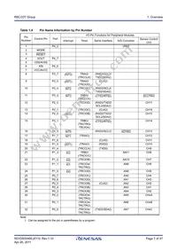 R5F21335TNFP#30 Datasheet Page 7