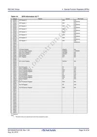 R5F21346CDFP#30 Datasheet Page 18