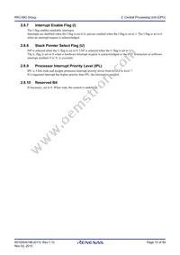 R5F2136ACDFP#V0 Datasheet Page 15