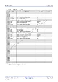 R5F2138ASNFP#V0 Datasheet Page 21