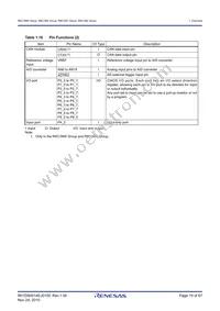 R5F2138CWKFP#W4 Datasheet Page 19