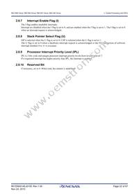 R5F2138CWKFP#W4 Datasheet Page 22