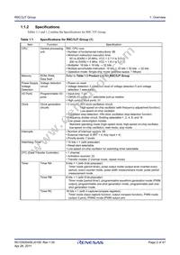 R5F213J6TNNP#YC Datasheet Page 2