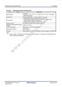 R5F35L23JFE#U0 Datasheet Page 3