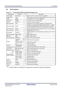 R5F35L2EDFE#U0 Datasheet Page 16