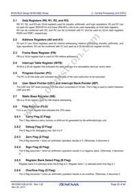 R5F35L2EDFE#U0 Datasheet Page 20