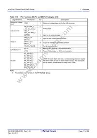 R5F35L33DFF#U0 Datasheet Page 17