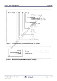 R5F35L36JFF Datasheet Page 7