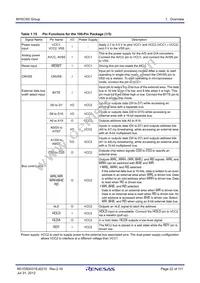 R5F3650TNFB#30 Datasheet Page 22