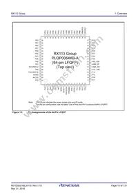 R5F51138ADLJ#20 Datasheet Page 15