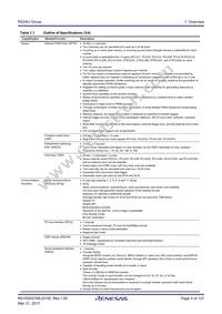 R5F524UCADFB#30 Datasheet Page 4