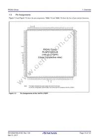 R5F524UCADFB#30 Datasheet Page 13