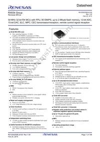 R5F5634BYDFB#30 Datasheet Cover