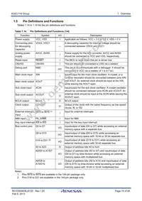 R5F64169PFD#UB Datasheet Page 19