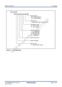 R5F6416MADFE#UA Datasheet Page 7