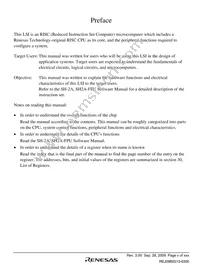 R5S72030W200FP Datasheet Page 7