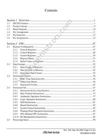 R5S72030W200FP Datasheet Page 11