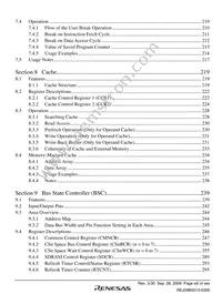 R5S72030W200FP Datasheet Page 15