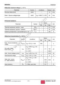 R6004ENJTL Datasheet Page 2