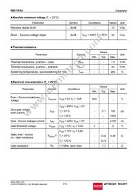 R6011ENJTL Datasheet Page 2