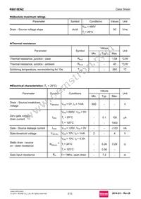 R6015ENZC8 Datasheet Page 2