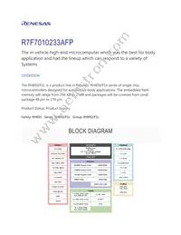 R7F7010233AFP#KA2 Datasheet Cover