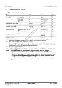 R7FS124763A01CNE#AC0 Datasheet Page 20