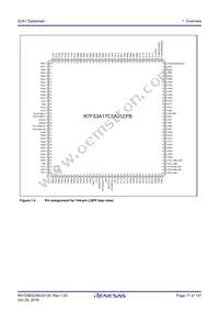 R7FS3A17C3A01CFM#AA0 Datasheet Page 17