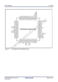 R7FS3A77C2A01CLK#AC1 Datasheet Page 22