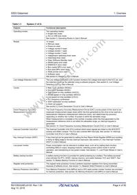 R7FS5D37A3A01CFP#AA0 Datasheet Page 4