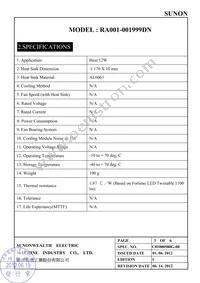 RA001-001999DN Datasheet Page 4