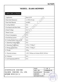 RA001-003999DN Datasheet Page 4