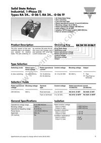 RA2410-D06T Datasheet Cover