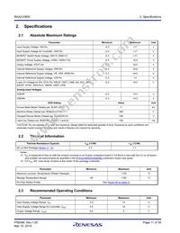 RAA2108502GLG#AG0 Datasheet Page 11