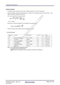 RAA230132GSB#HA0 Datasheet Page 20