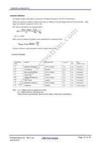 RAA230152GSB#HA0 Datasheet Page 19