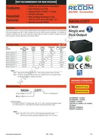 RAC04-3.3SC/277 Datasheet Cover