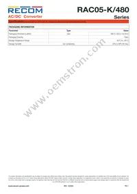 RAC05-05SK/480 Datasheet Page 7