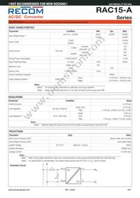 RAC15-0515TA-E-ST Datasheet Page 2