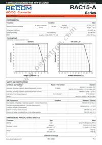 RAC15-0515TA-E-ST Datasheet Page 3