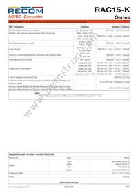 RAC15-05SK Datasheet Page 5