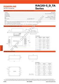 RAC20-09DA-ST Datasheet Page 2