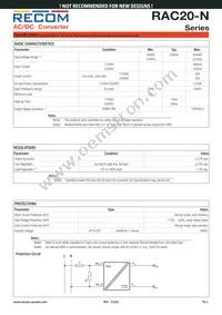 RAC20-12SN Datasheet Page 2